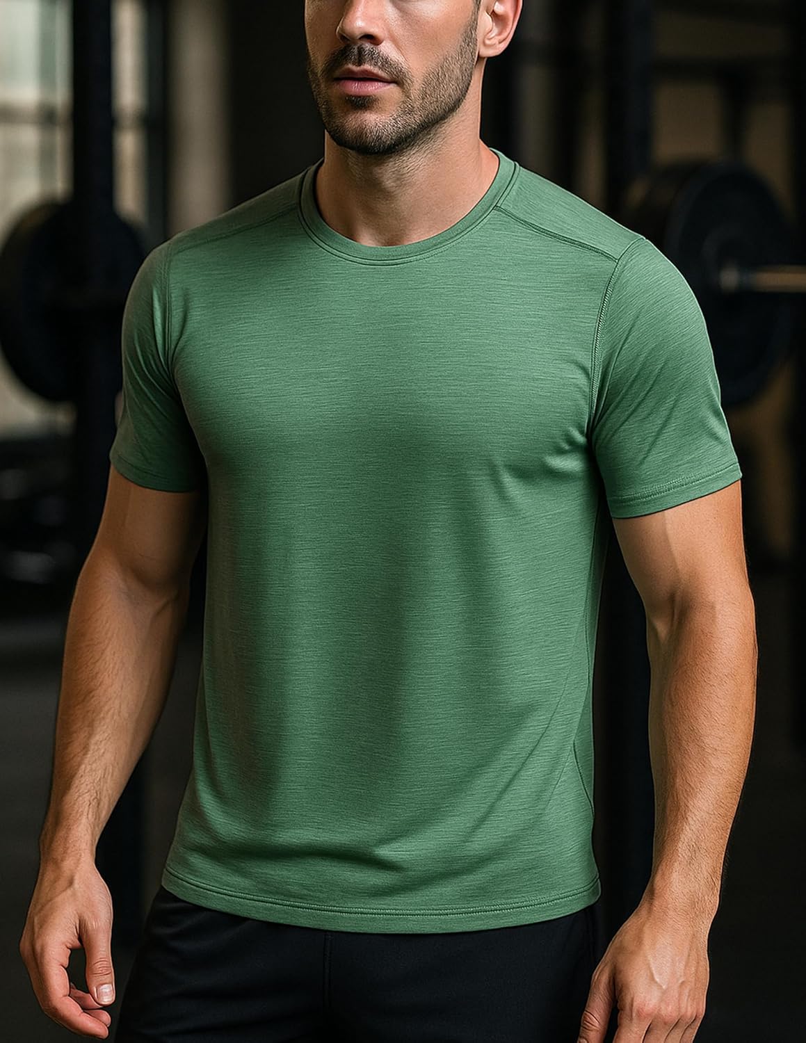 5 Pack Men\u2019s Active Quick Dry Crew Neck T Shirts | Athletic Running Gym Workout Short Sleeve Tee Tops Bulk - Image 6