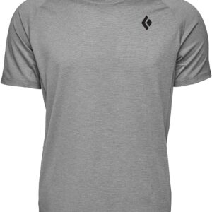 Black Diamond Equipment Men's Lightwire Short Sleeve Tech Tee - Steel Grey - Small