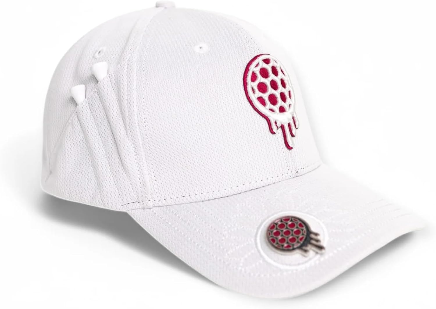 BONK Golf Sweet Spot Golf Hats - Tee Holder & Magnetic Ball Marker - Sweat-Stain Resistant - 100% Custom Made - Image 14