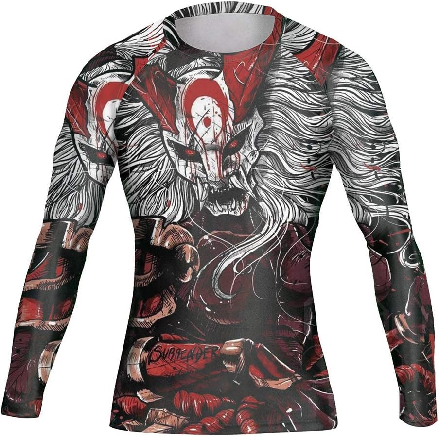 CHOO Men's Mask Samurai Moisture Wicking T-Shirt Quick-Dry Stretch Clothing Sets for Cycling, XX-Large - Image 2