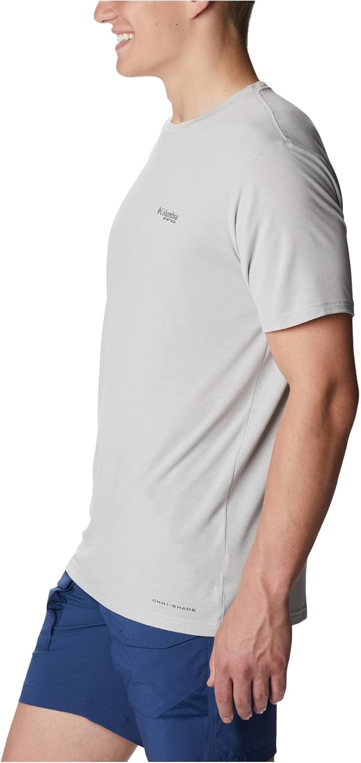 Columbia Men's PFG Triangle Fill Tech Tee Short Sleeve - Image 2
