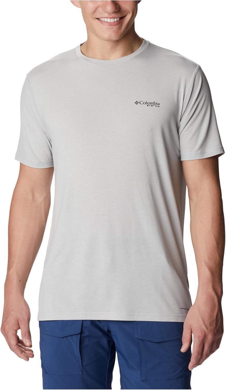 Columbia Men's PFG Triangle Fill Tech Tee Short Sleeve