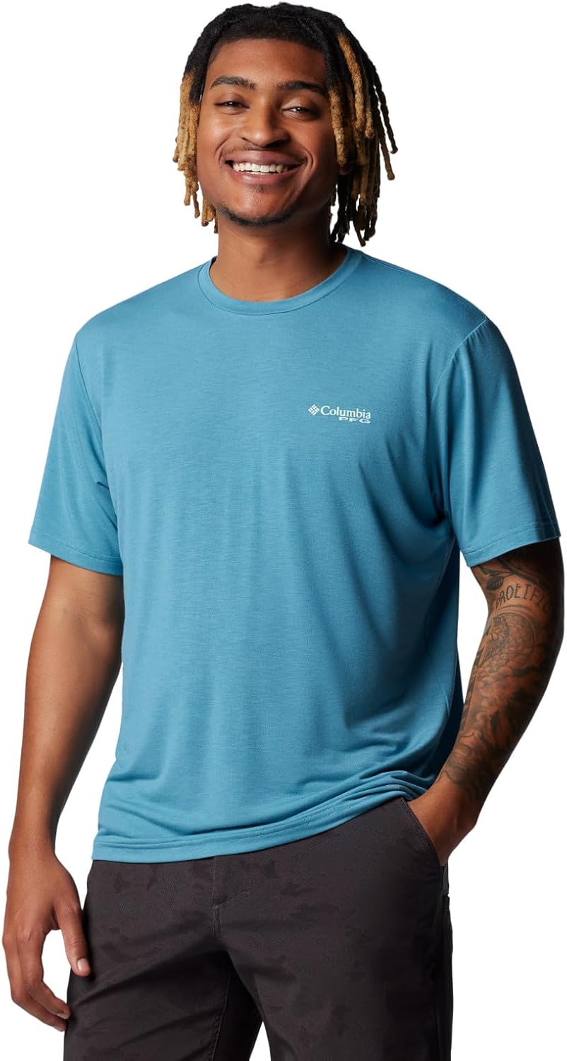 Columbia Men's PFG Uncharted Tech Tee Short Sleeve - Image 11