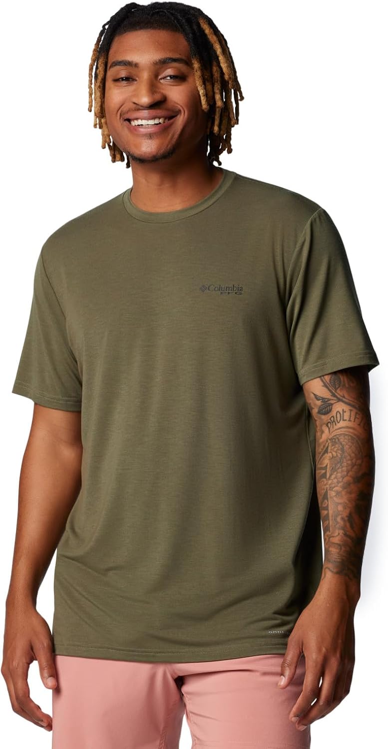 Columbia Men's PFG Uncharted Tech Tee Short Sleeve - Image 10