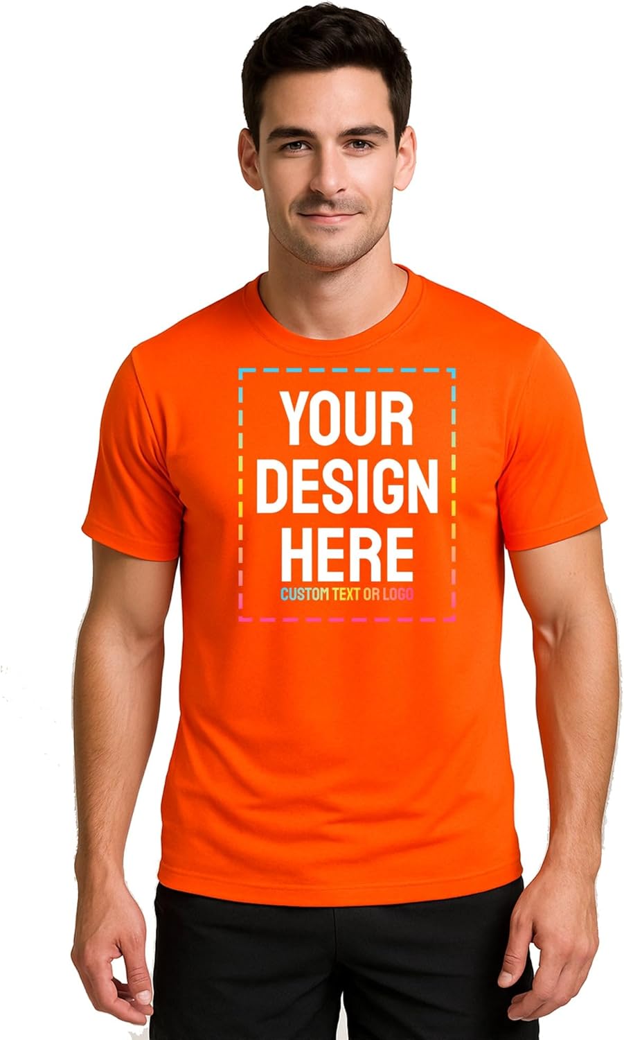 Custom Dry Fit T-Shirts \u2013 Moisture-Wicking Short Sleeve Performance Shirt for Men Women Gym Running Workout Sports - Image 2