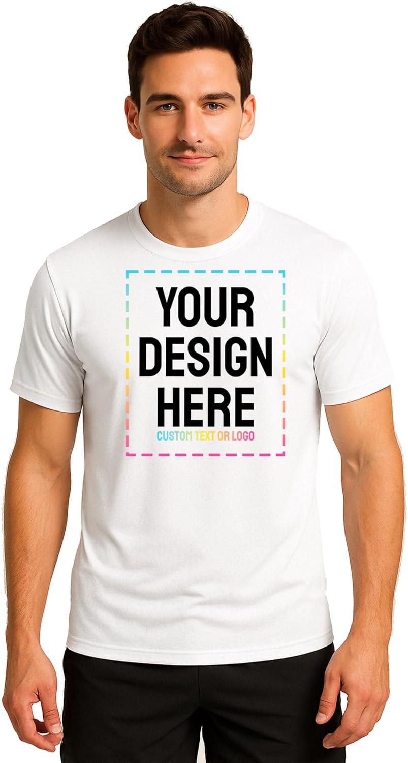 Custom Dry Fit T-Shirts \u2013 Moisture-Wicking Short Sleeve Performance Shirt for Men Women Gym Running Workout Sports - Image 4