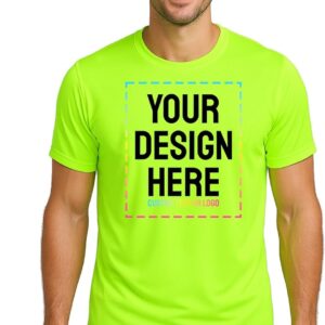 Custom Dry Fit T-Shirts \u2013 Moisture-Wicking Short Sleeve Performance Shirt for Men Women Gym Running Workout Sports