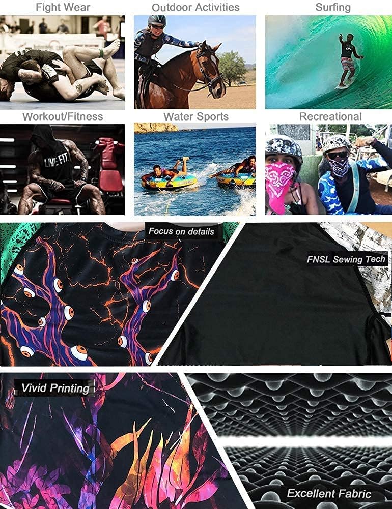 DEHAHA Men's Bat Gorilla Series Wrestling Training Rash Guard Shorts Spat No Gi Set - Image 6