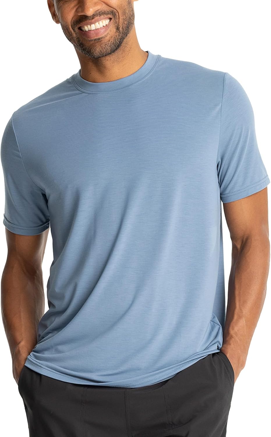 Free Fly Men's Elevate Lightweight Tee - Sun Protection T-Shirt with Odor Control and Quick Dry, Moisture Wicking Technology - Image 2
