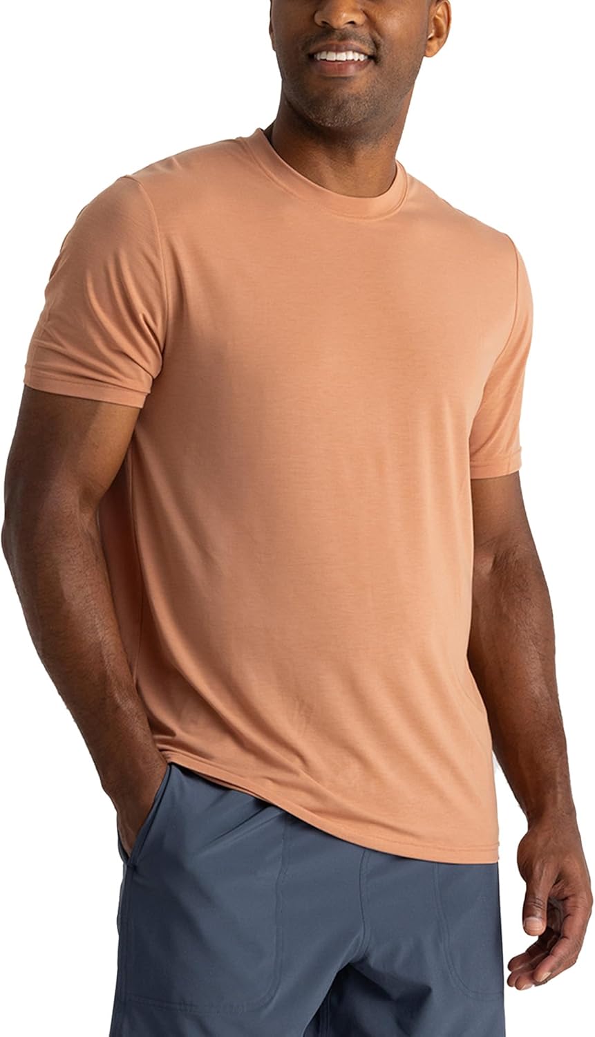 Free Fly Men's Elevate Lightweight Tee - Sun Protection T-Shirt with Odor Control and Quick Dry, Moisture Wicking Technology - Image 4