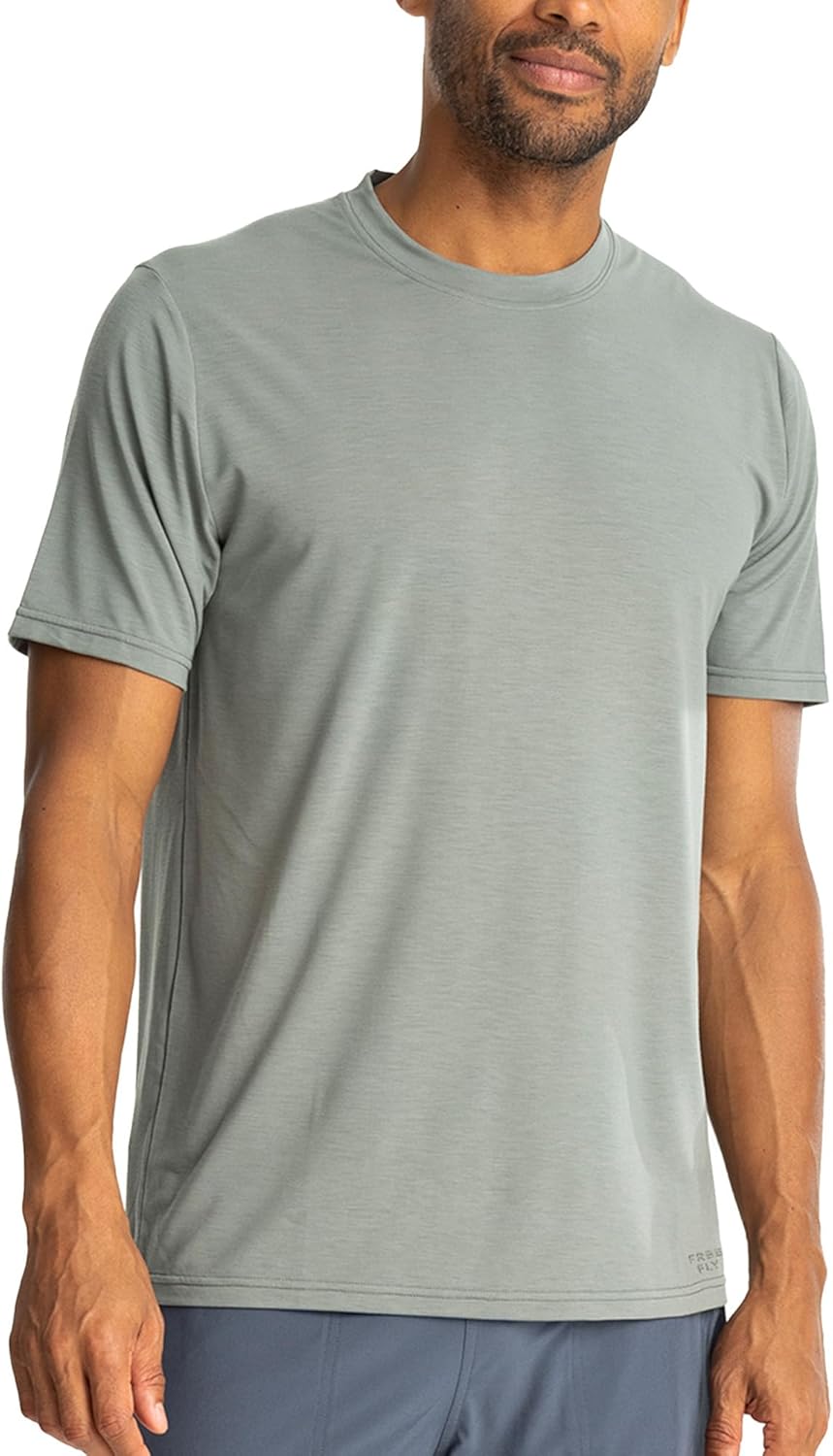Free Fly Men's Elevate Lightweight Tee - Sun Protection T-Shirt with Odor Control and Quick Dry, Moisture Wicking Technology - Image 5