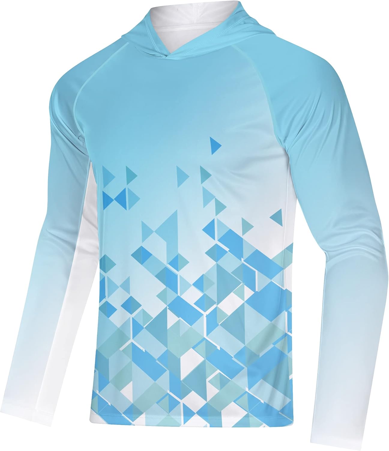 GOUTDOO Men's Sun Protection Shirts UPF 50+ Long Sleeve Hoodie for Outdoor Activities - Image 8