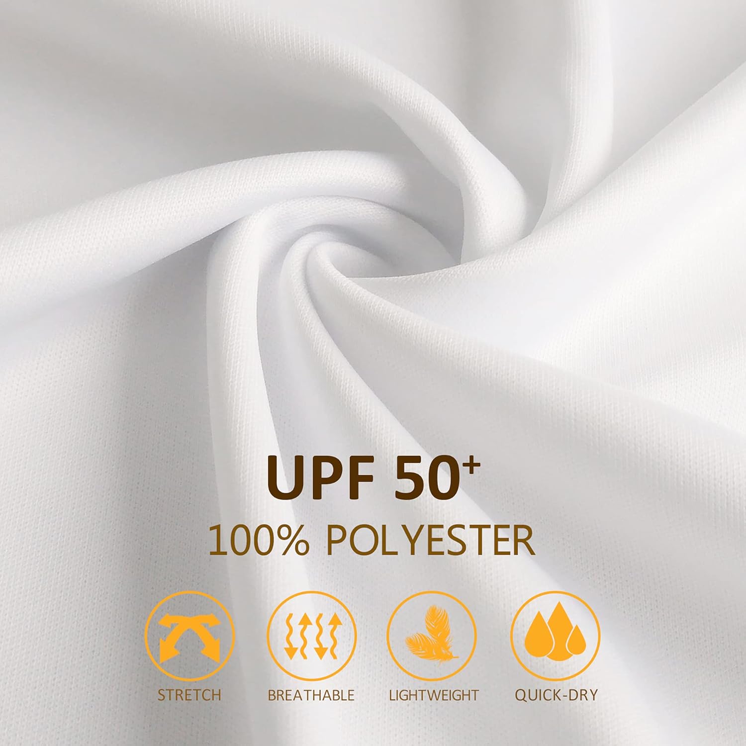 GOUTDOO Men's Sun Protection Shirts UPF 50+ Long Sleeve Hoodie for Outdoor Activities - Image 3