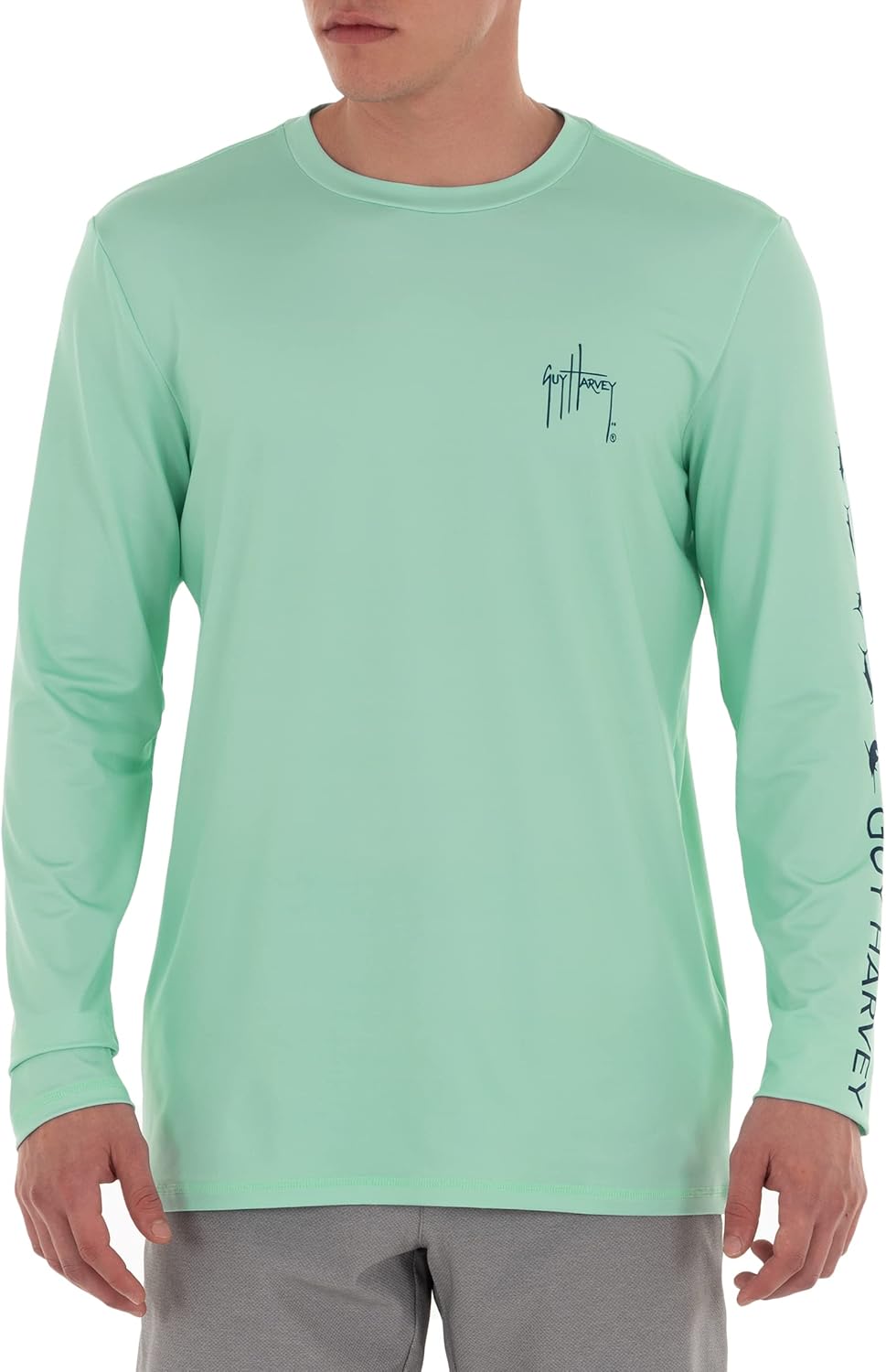 Guy Harvey Men's Long Sleeve Performance T-Shirt with UPF 30+ Sun Protection - Image 10