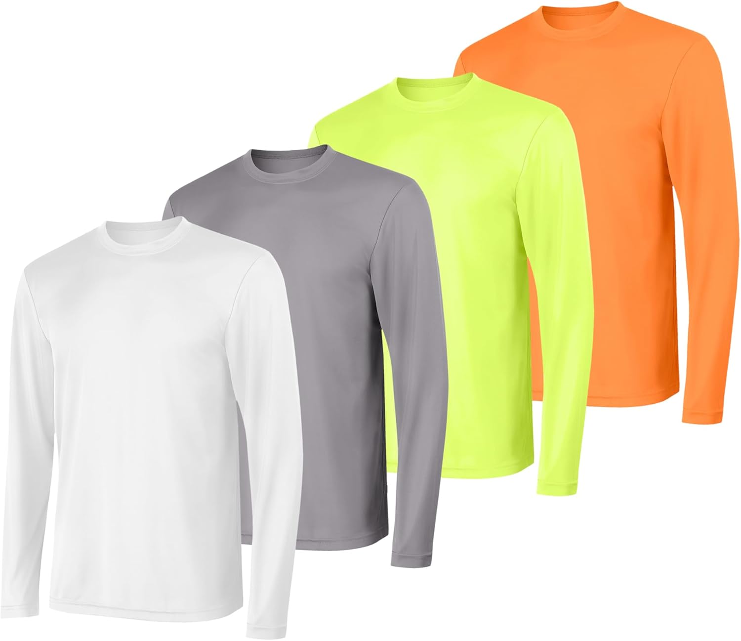 Hanes Sport Men's Long-Sleeve T-Shirt Pack, Cool DRI Moisture-Wicking Performance T-Shirts, Performance Tee, 2-Pack
