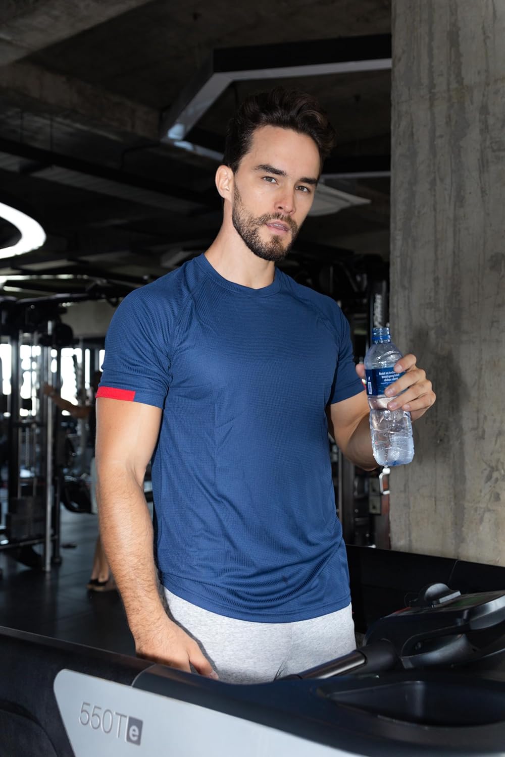 HUAKANG 5 Pack Workout Shirts for Men Quick Dry Crew Neck Short Sleeve Tee Tops Moisture Wicking Athletic Light Gym T-Shirts - Image 2