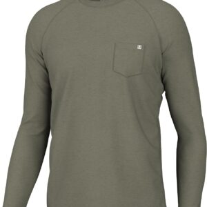 HUK Waypoint Long Sleeve Shirt, Performance Fishing Tee for Men