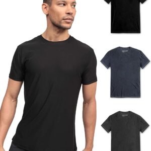 INTO THE AM Short Sleeve Active Tees for Men - Athletic Workout Gym T-Shirts S - 4XL Running Gym Hiking Fitness