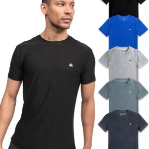 INTO THE AM Workout Shirts for Men - Ultra-Lightweight Short Sleeve Tees Athletic Gym Running S - 4XL