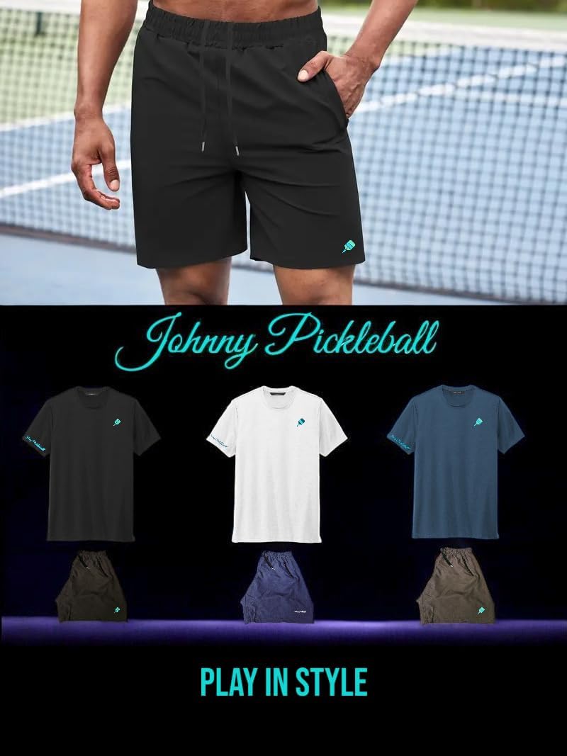 Johnny Pickleball Performance Stretch 5.0 Crew Neck Tshirt - Image 6