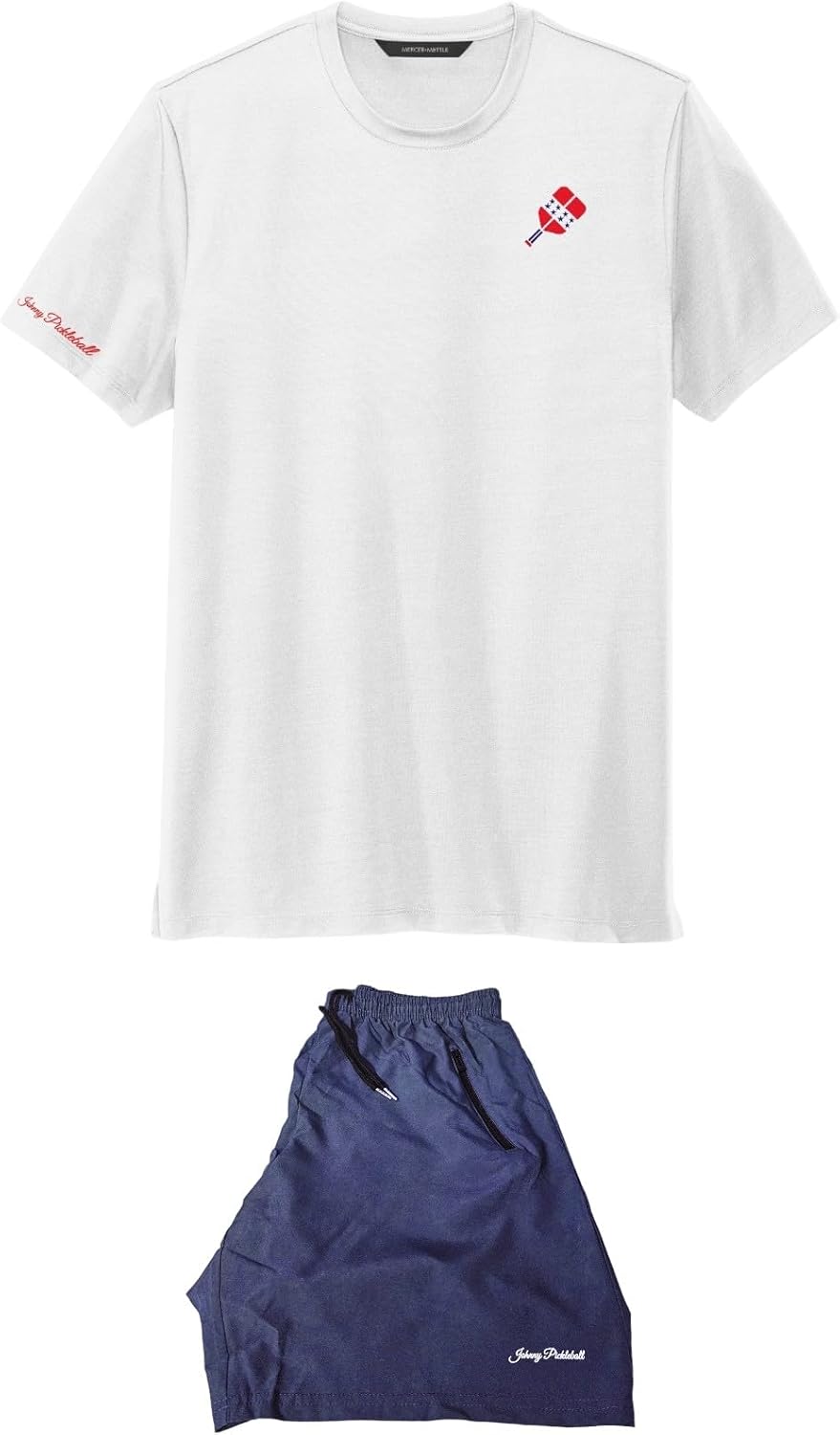 Johnny Pickleball Performance Stretch 5.0 Crew Neck Tshirt