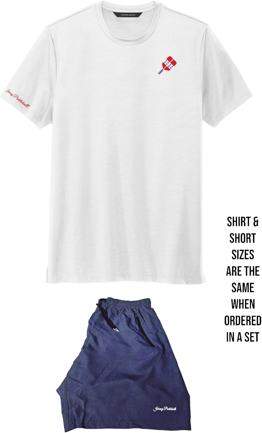 Johnny Pickleball Performance Stretch 5.0 Crew Neck Tshirt - Image 4