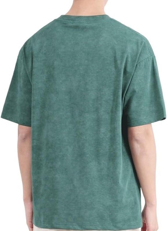 JSEIAJB Retro Outdoor Sports Short Sleeves Fashion Cotton Round Neck Quick Dry T-Shirt Casual Breathable Loose Vest(Gray,3X-Large) - Image 2