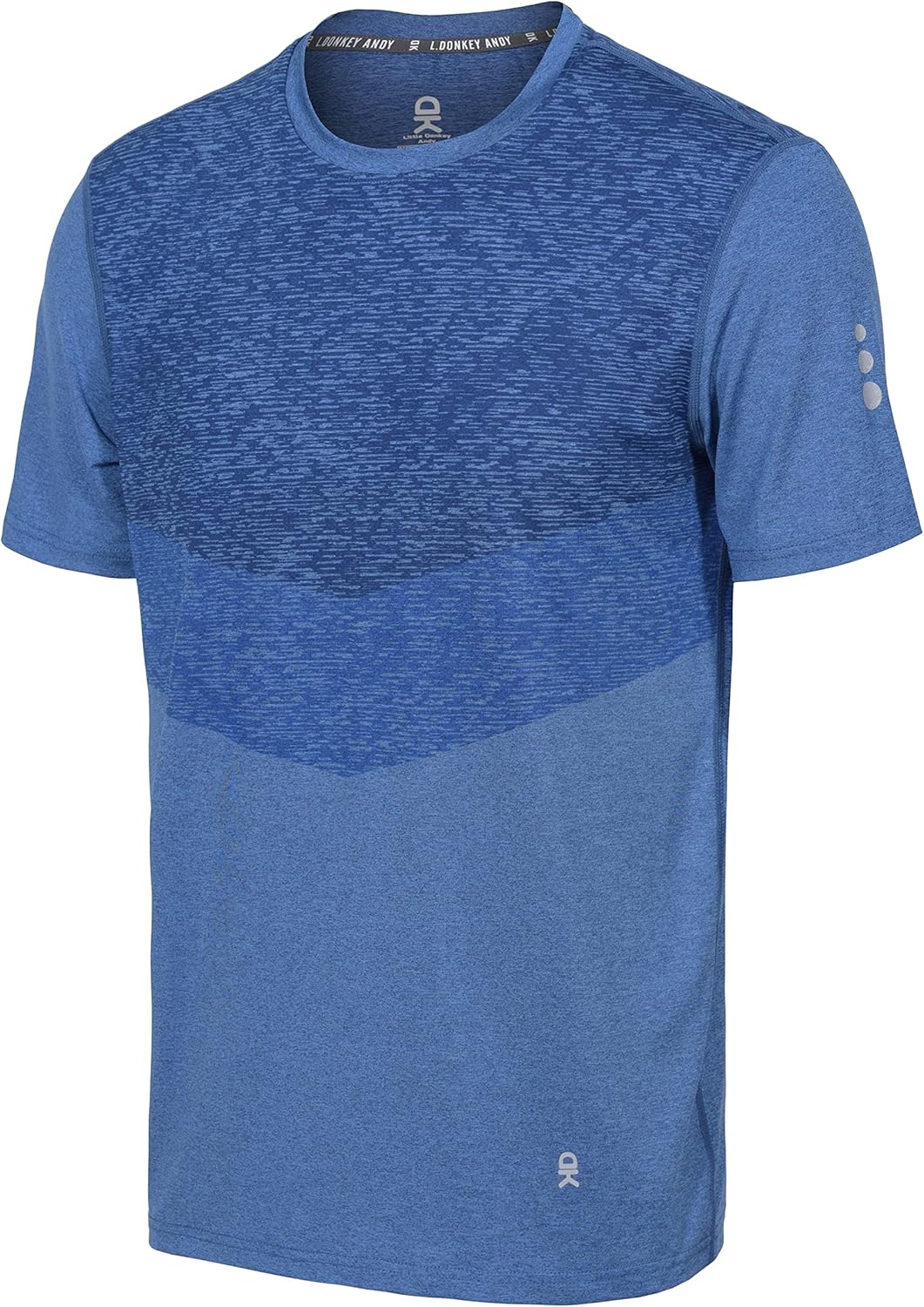 Little Donkey Andy Men's Quick Dry Sweat Wicking Stretch Short Sleeve T-Shirt UV Protection Workout Running Hiking Tee