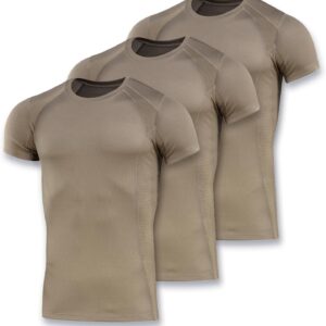 M-Tac Athletic T-Shirt Gen.2 - Breathable Polyester Military T-Shirt with Short Sleeve and Crew Neck for Men