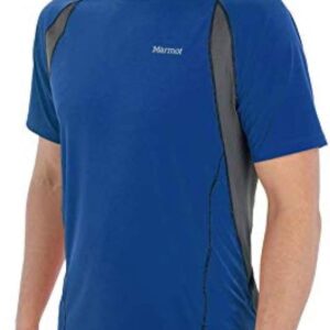 Marmot Men's Interval SS Tee, Peak Blue MD