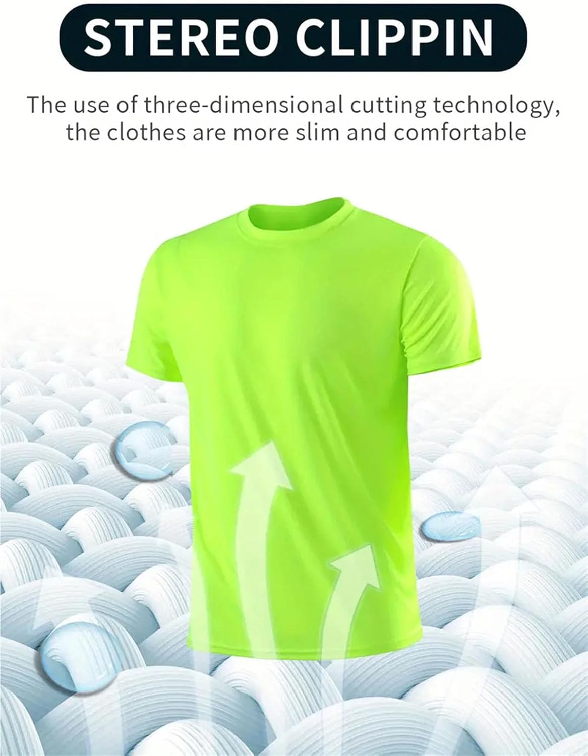 Men's 7-Pack Quick-Dry T-Shirt, Ultralight Gym Running Fitness - Image 7