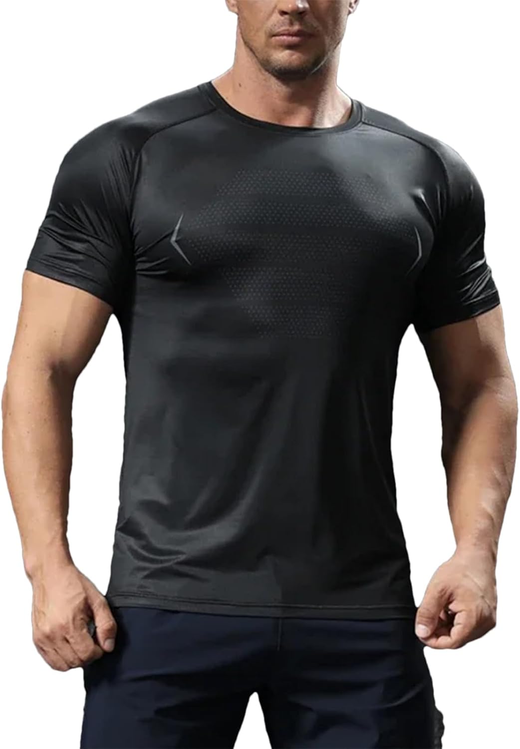 Men's Quick-Dry Sport T-Shirt, Breathable Outdoor Running Top - Image 10