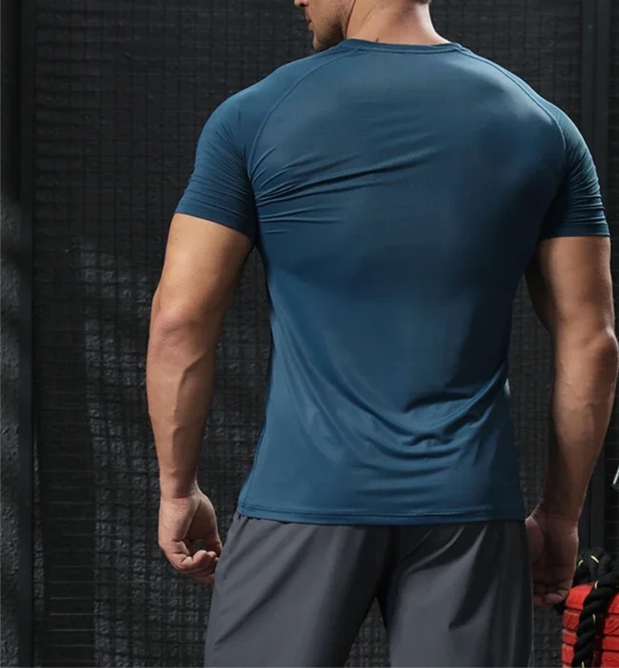 Men's Quick-Dry Sport T-Shirt, Breathable Outdoor Running Top - Image 3