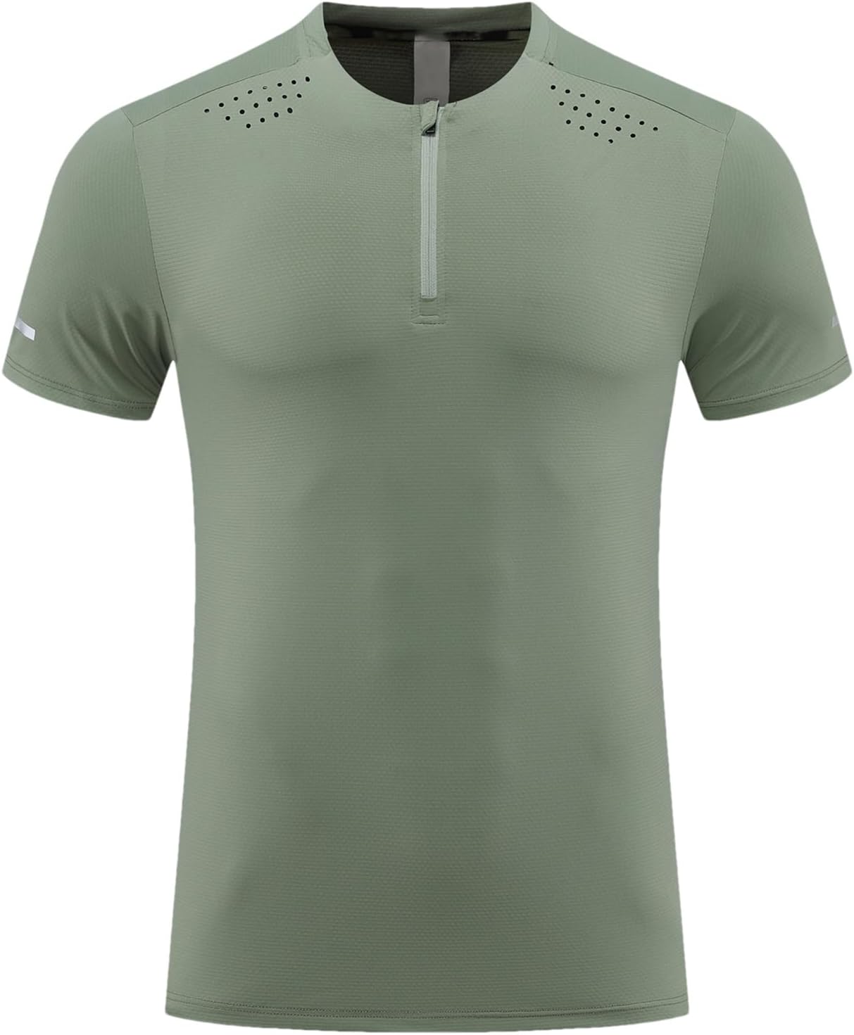 Men's Reflective Sport T-Shirt, Quick-Dry Gym Running Top - Image 9