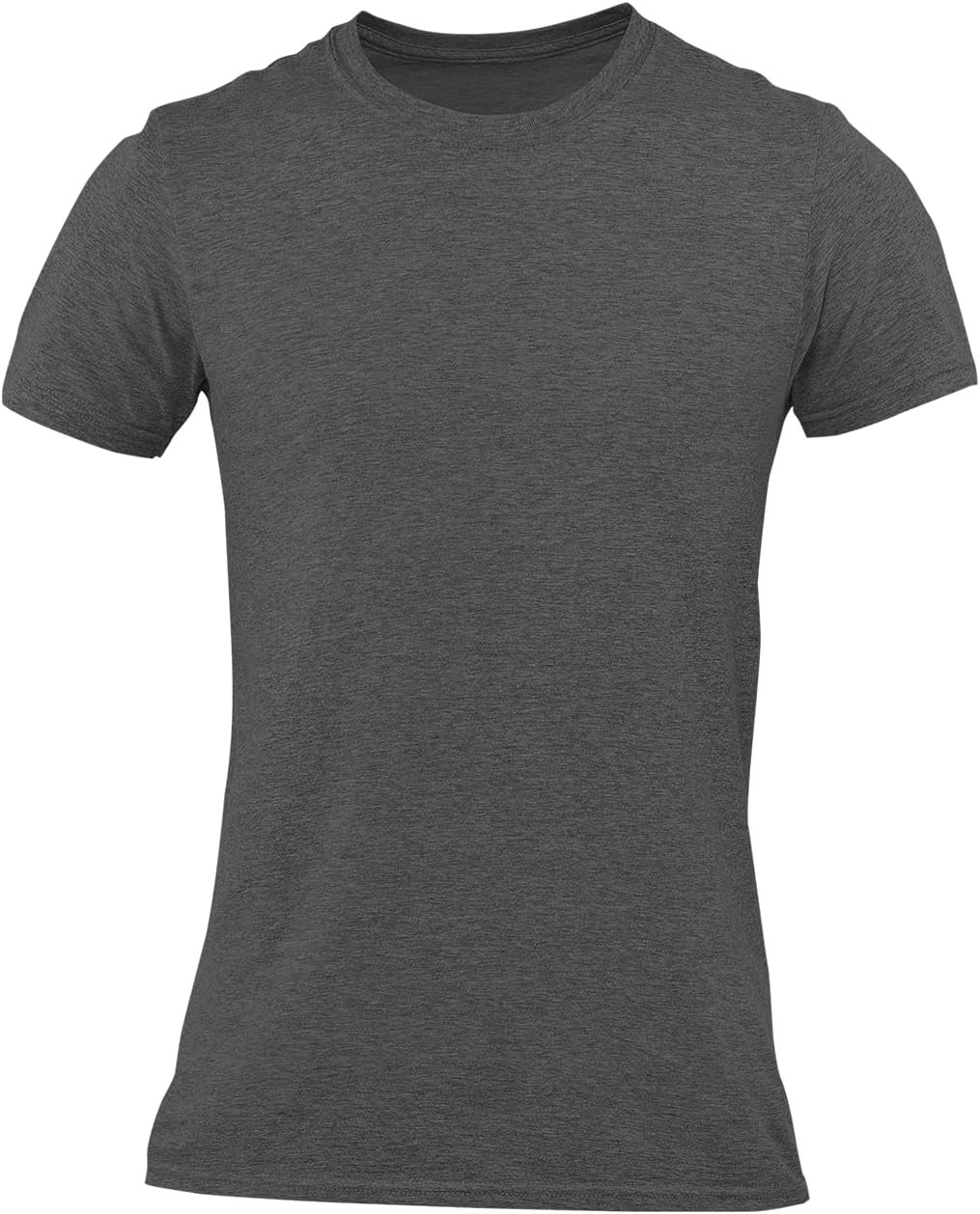 Men's Soft Heather Plain T Shirts Athletic Running Gym Workout Short Sleeve Tee - Image 3