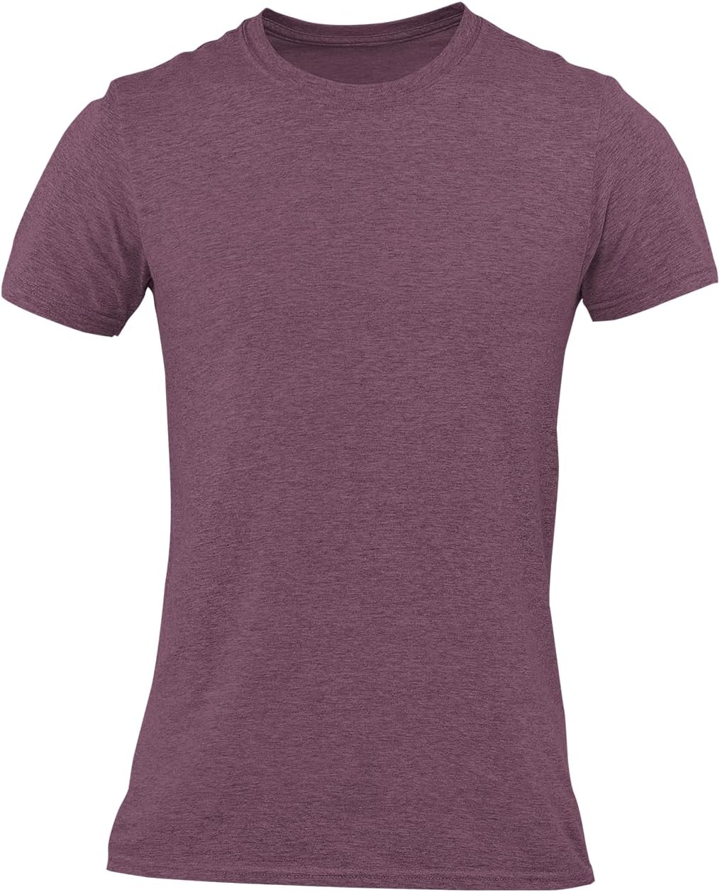 Men's Soft Heather Plain T Shirts Athletic Running Gym Workout Short Sleeve Tee - Image 7