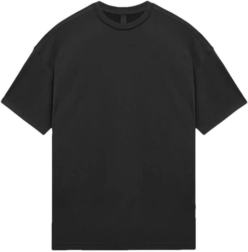 Mens Summer Casual Loose T Shirt O Neck Short Sleeve Quick Dry Breathable Gym Fitness Top - Image 8