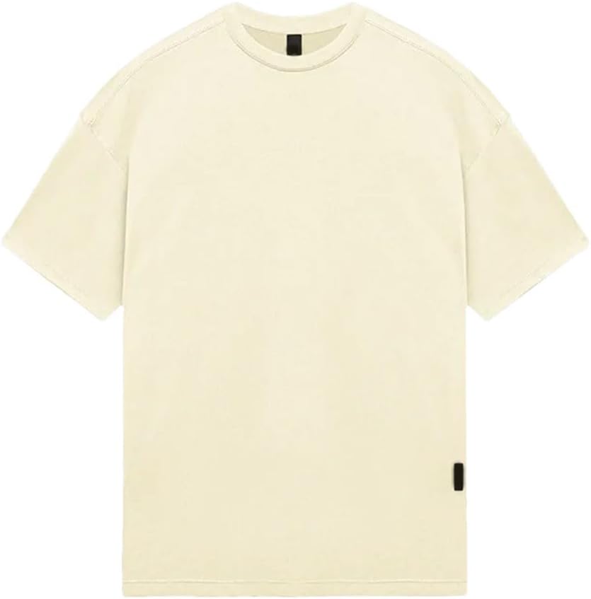 Mens Summer Casual Loose T Shirt O Neck Short Sleeve Quick Dry Breathable Gym Fitness Top - Image 7