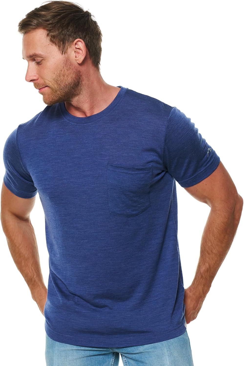 Merino Wool T-Shirt Mens - Short Sleeve Merino Wool Shirts for Men Sport Lightweight Thermal Base Layer Hiking Tshirt - Image 23