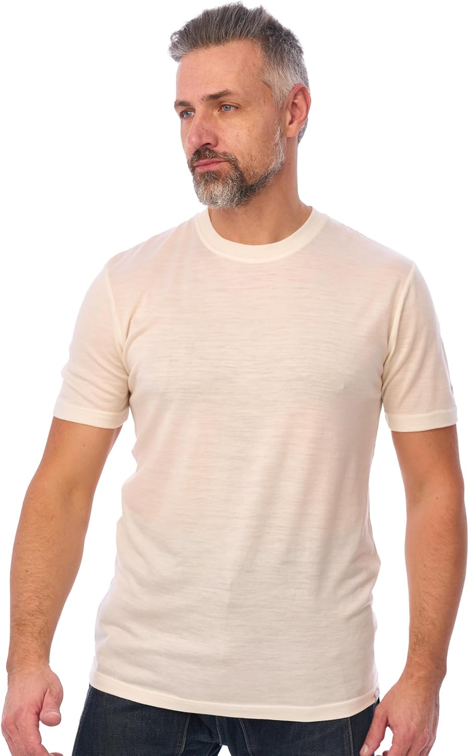 Merino Wool T-Shirt Mens - Short Sleeve Merino Wool Shirts for Men Sport Lightweight Thermal Base Layer Hiking Tshirt - Image 11