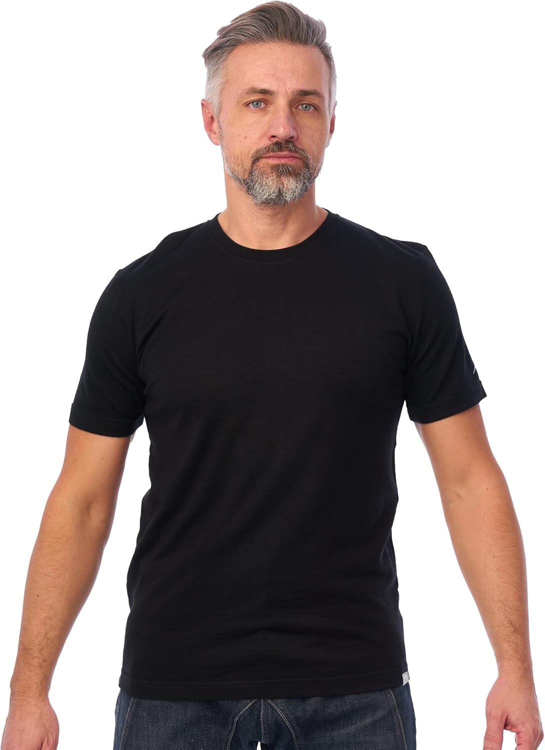 Merino Wool T-Shirt Mens - Short Sleeve Merino Wool Shirts for Men Sport Lightweight Thermal Base Layer Hiking Tshirt - Image 22