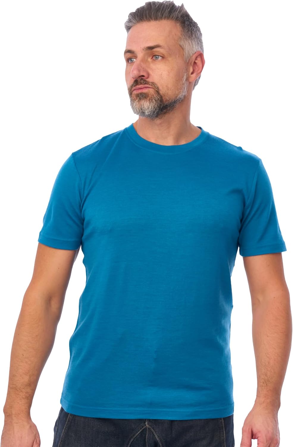 Merino Wool T-Shirt Mens - Short Sleeve Merino Wool Shirts for Men Sport Lightweight Thermal Base Layer Hiking Tshirt - Image 10