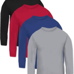 Multi Pack Hanes Men?s Cool Dri Long Sleeve Performance