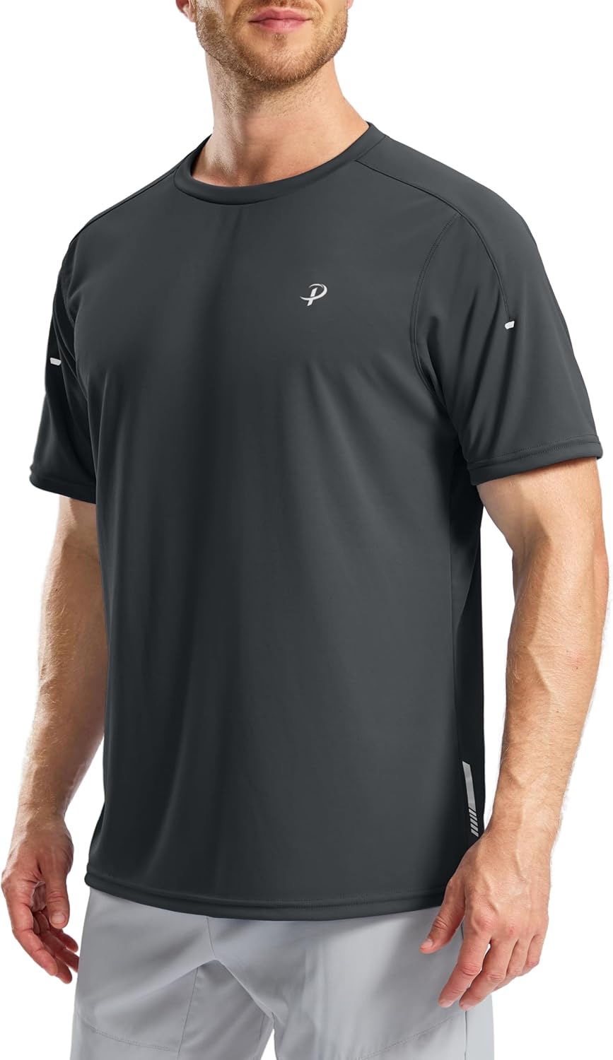 Pudolla Men's Workout Running T-Shirts Lightweight Quick Dry Athletic Gym Shirts for Men Short Sleeve Sport Tee Tops - Image 8