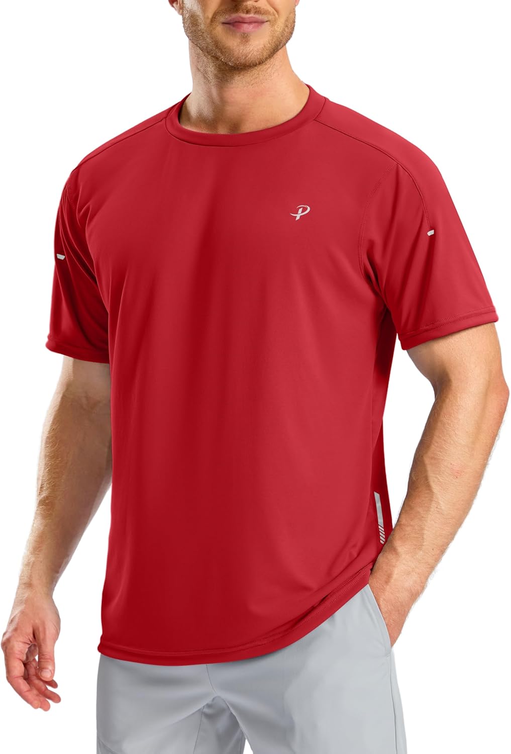 Pudolla Men's Workout Running T-Shirts Lightweight Quick Dry Athletic Gym Shirts for Men Short Sleeve Sport Tee Tops - Image 9