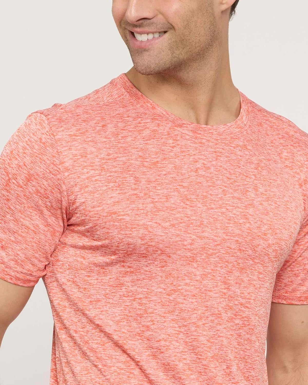 Real Essentials 5 Pack: Men\u2019s Short Sleeve Dry Fit T-Shirts \u2013 Moisture Wicking Athletic Workout Gym Fitness Casual Tees - Image 4