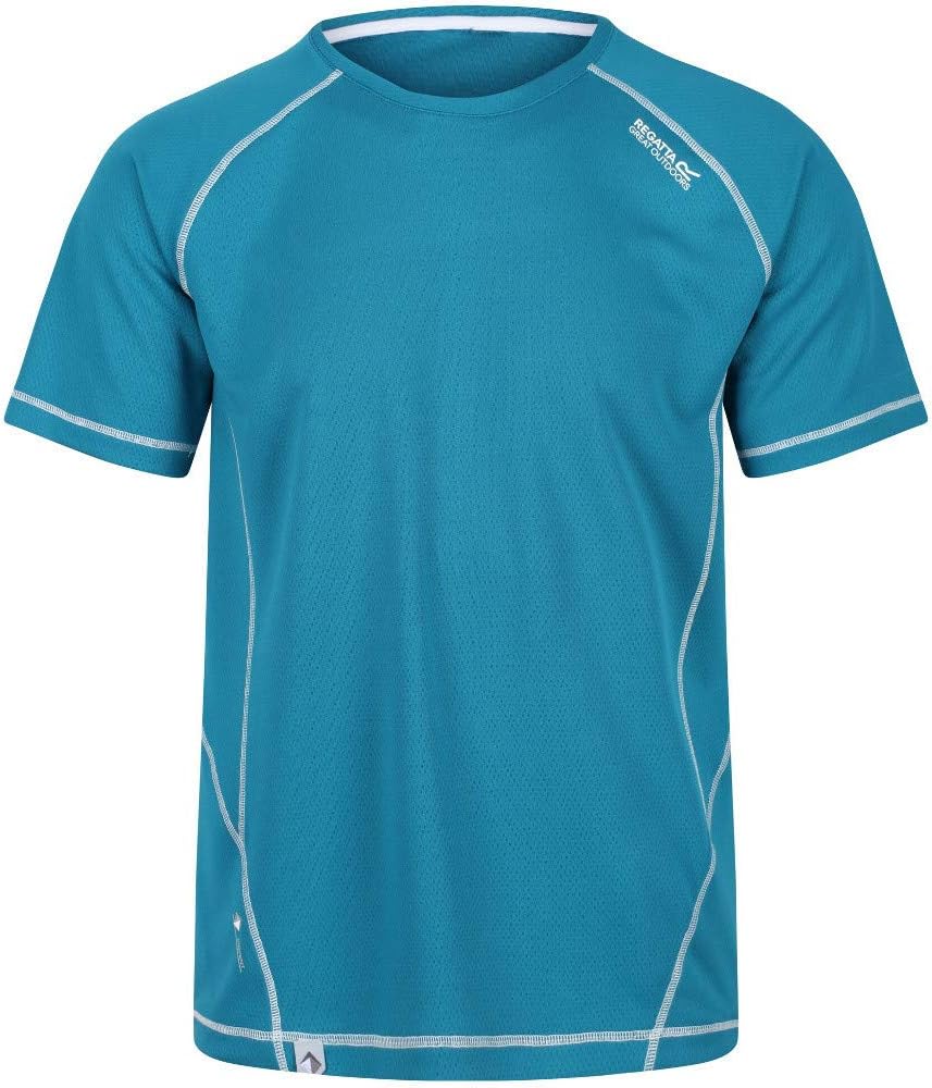 Regatta Men's Virda Ii Short-Sleeved Sports Technical T-Shirt Lightweight, Breathable and Quick Drying - Image 3