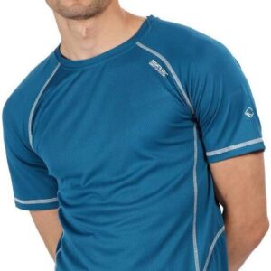 Regatta Men's Virda Ii Short-Sleeved Sports Technical T-Shirt Lightweight, Breathable and Quick Drying