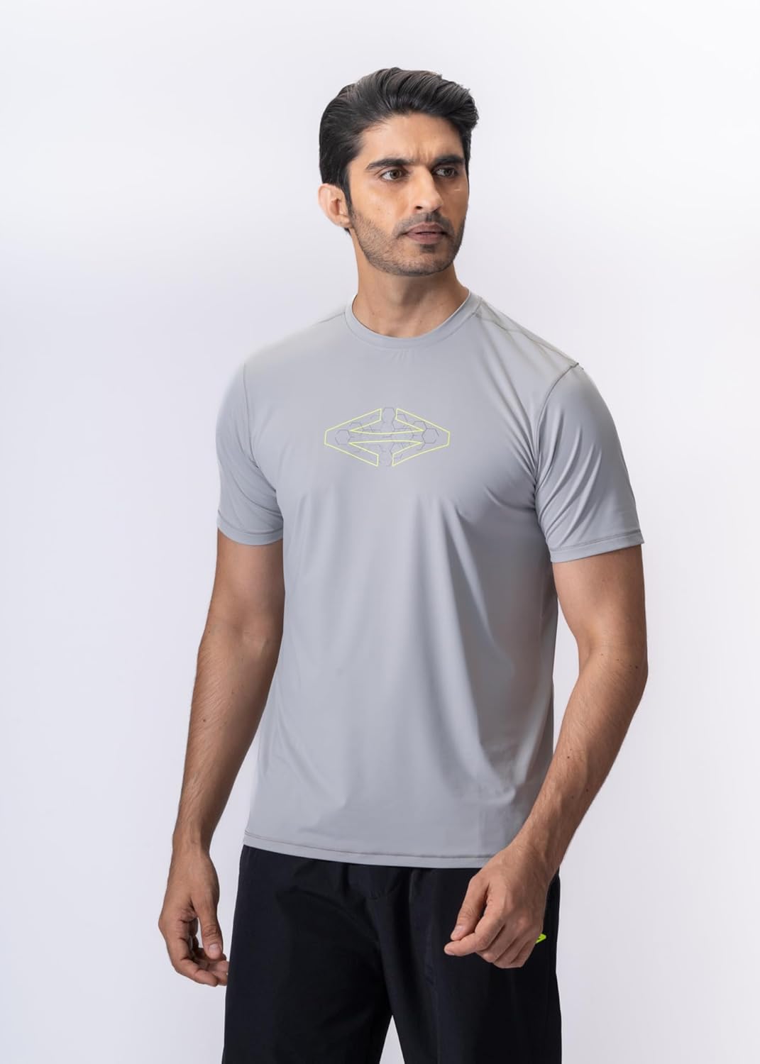 STRCH Nylon ProMove Grafen Men's Round Neck - Image 8