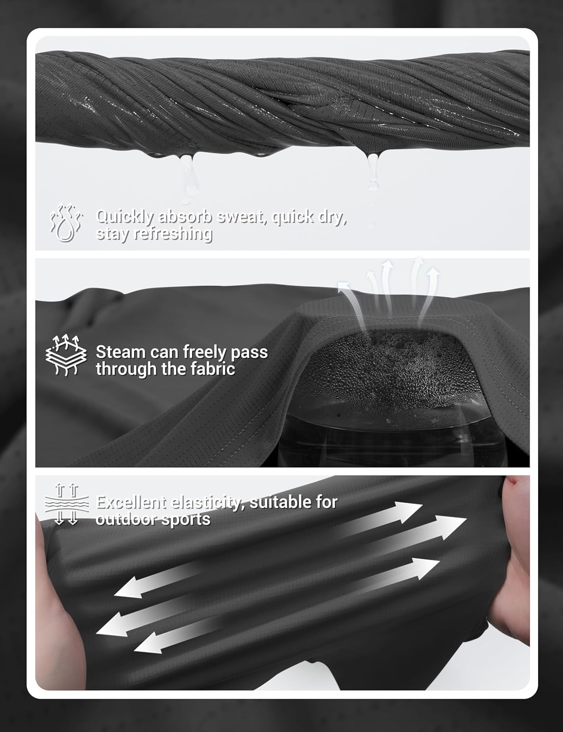 TACVASEN Men's Lightweight Athletic T-Shirts Quick Dry Workout Gym Tops Short Sleeve Running Tee Shirt Performance Activewear - Image 5